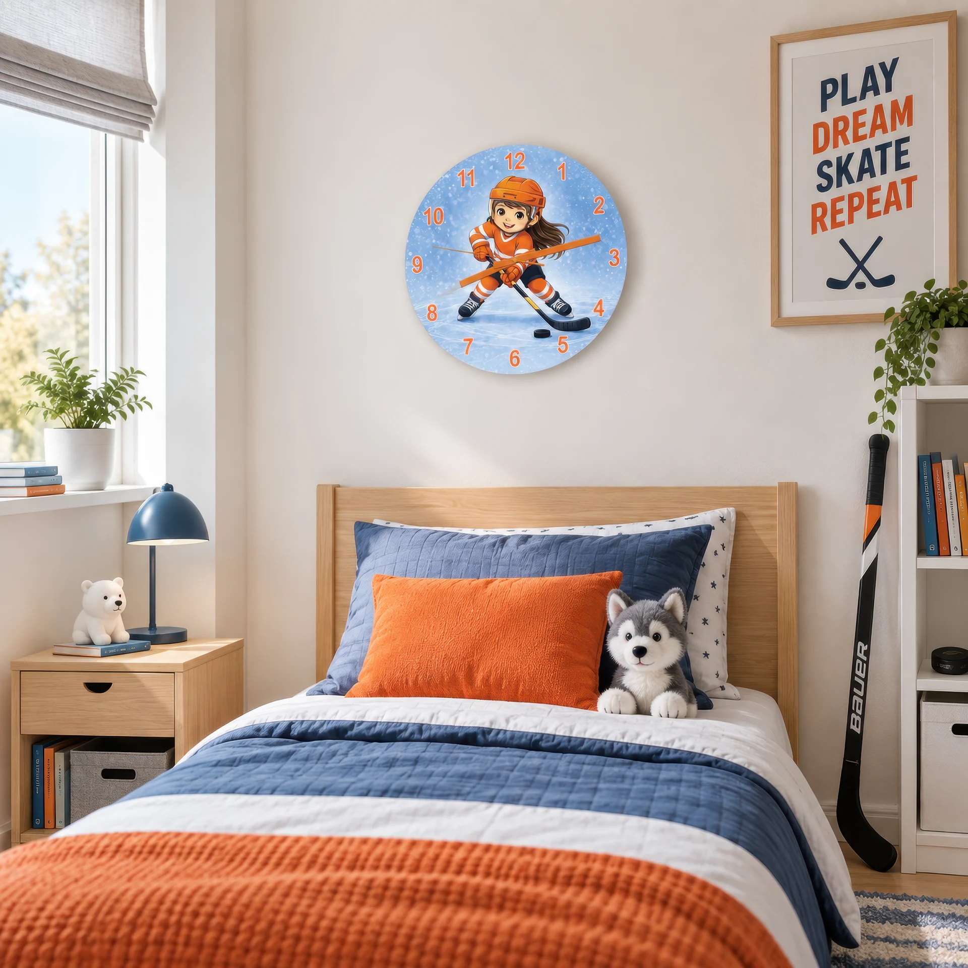 Hokejistka oranžový dres
